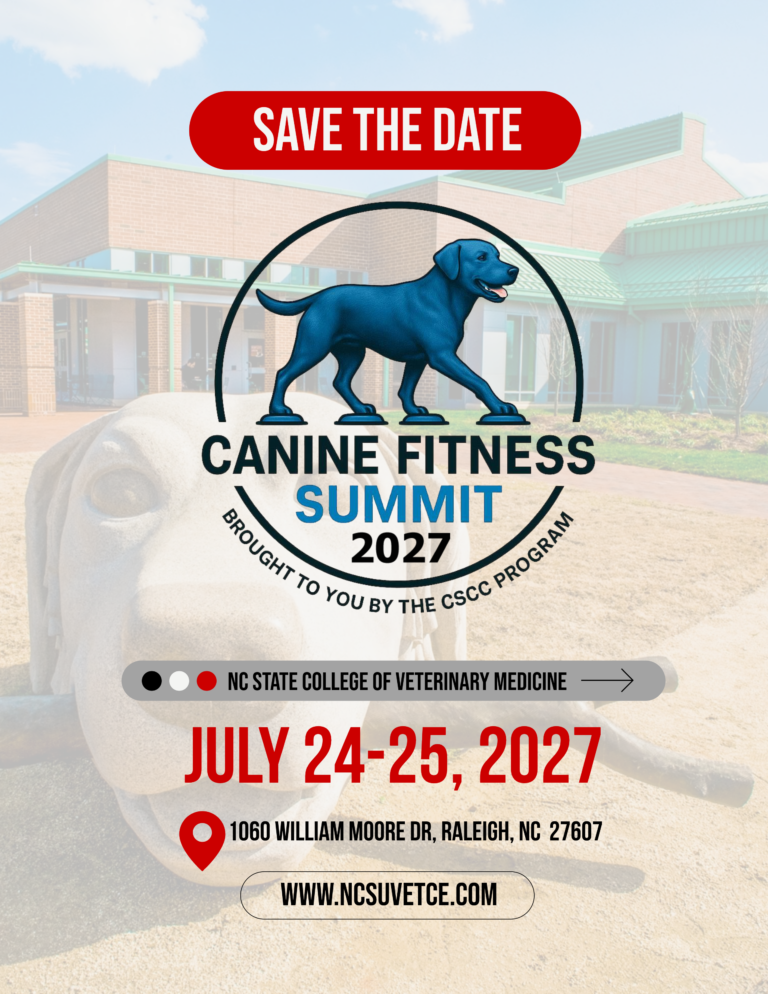 Canine Fitness Summit 2027 - SAVE the Date